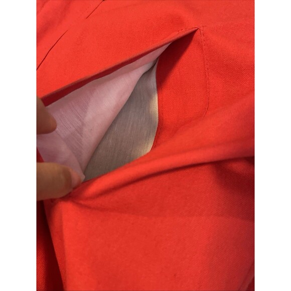 Vintage Canyon Guide Outfitters Bomber Jacket Mens L Aztec Blanket Lined Red - Picture 11 of 16